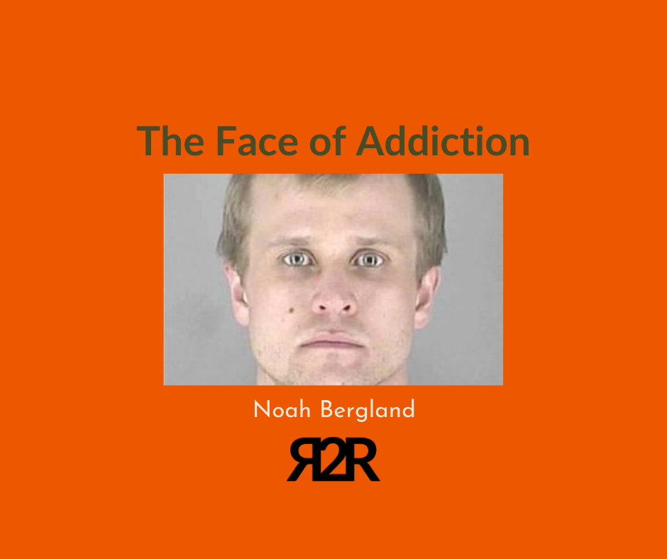 The Face of Addiction Noah Bergland Mugshot from 2011